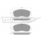 TOMEX Brakes Bremsbelagsatz, Scheibenbremse